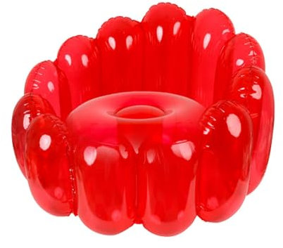 Aufblasbare Couch – Aufblasbarer Sofasitz | Aufblasbarer Sitzsack Stuhl | Aufblasbare Couch Outdoor Stuhl | Outdoor Aufblasbare Couch für Spiele, Partys, Wohnen, Treffen im Freien