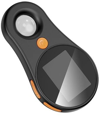 Digitales Handmikroskop, 500-fache Vergrößerung, 2, 0-Zoll-IPS-Bildschirm, Verbesserte Beleuchtung mit 8 LEDs, Taschenmikroskop, für Kinder und Erwachsene (Black)