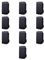 10x Invertitore 16A, Modulo nero, Compatibile Con BTicino Living, frutti, interruttori, pulsanti, deviatori, dimmer, sensori, PIR, buzzer, Per Placche originali e compatibili