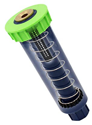 Kisangel 180 Degree Adjustable Pop-up Sprinkler System Lawn Irrigation Sprinkler Heads Brass Nozzle for Yard Garden Planter Beds