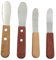 Mikikit 4Piezas Cubiertos De Madera Para Untar Inoxidable Para Queso y Utensilios De Cocina Prácticos y Versátiles