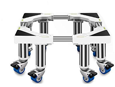 LTBWHCP Base per Lavatrice Base Universale per Lavatrice con Ruote Carrello per Frigorifero Regolabile Base Estensibile per Frigorifero e congelatore Supporto per Staffa Easy Move per asciugatrice