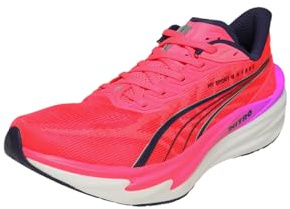 Puma Deviate Nitro 4 Hyrox Laufschuhe Neutralschuh Herren weiß - puma White-Electric Orchid-Pure pink 44,5