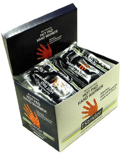 Strider Disposable Heat pads Handwarmers Bulk Pack of 20 pairs