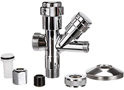 GROHE Original WAS® Kombi-Eckventil (Wandmontage, eigensicher gegen Rückfließen, Rückflussverhinderer, langlebig), chrom, 41073000