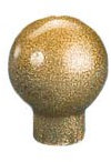 Eder Flag Vinyl rutschfest Fit Ball Top 2,5 cm Pole Gold für Veranda Fahnenstange
