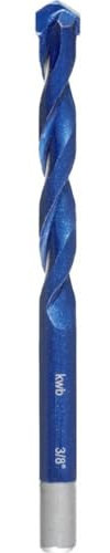 kwb Dachziegelbohrer Ø 10 mm (Wolfram-Titan-Hartmetallspitze, für Feinsteinfliesen oder Ziegel)