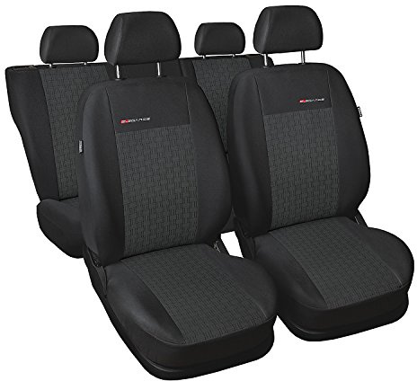 Auto-Dekor 5901821197526 Qashqai II Maßgefertigte Sitzbezüge, schwarz