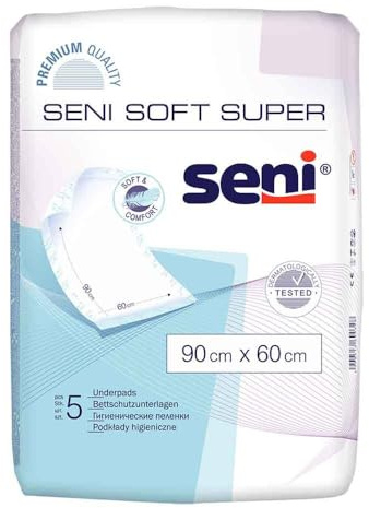 SENI Soft Super Bettschutzunterlage 60x90 cm 5 St