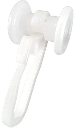 Gardinenrollen/Universelle Gardinenröllchen/Gardinengleiter/Gardinenhaken - U-Laufrollen für U-Schienen für U-Gardinenschienen (200)