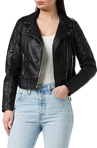 VERO MODA Vmkerriultra Short Coated Jacket Noos Giacca, Nero, XS Donna