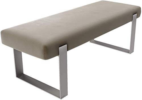 Vant Gepolstert Schlafzimmer Bett Bank - Wohnzimmer & Salon Ottomane - 158 kg Gewicht Kapazität (Samt Sand Sturm)