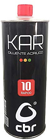 CBR DILUENTE Acrilico RAPIDO Fondi Vernici E Trasparenti LT 1 CARROZZERIA Uso Professionale