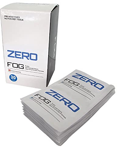 Anti Fog Wipes for Glasses, Individually Wrapped Glasses Lens Cleaning Wipes, Anti Fog Cloth for Glasses,Camera,Mobile Phone,Tablet - 30 Pack