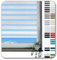 Rollmayer Klemmfix-Doppelrollo ohne Bohren Klemmrollo Fensterrollo Duo Rollo Sonnenschutzrollo Zebrarollo Seitenzugrollo für Fenster und Tür (Weiß - 65 x 150 cm - BxH)