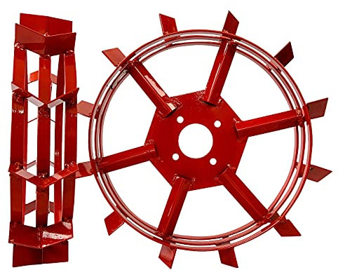 Grünwelt GW-ER520 - Ruote in ferro, 52 cm, per arare, aratro di patate
