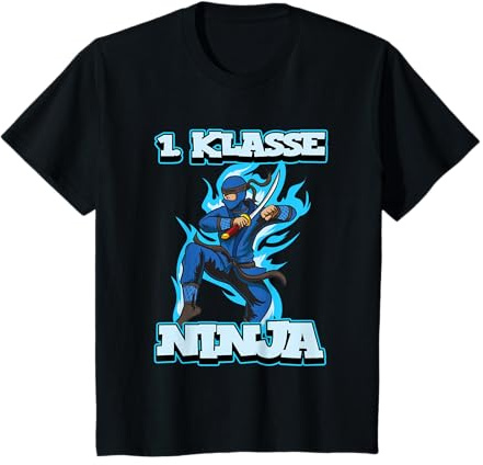 1. Klasse Ninja Einschulung Schulanfang Schultüte T-Shirt