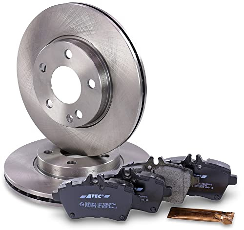 ATEC Germany Bremsenset Vorderachse inkl. Bremsscheiben Ø 276 mm Belüftet + | Kompatibel mit: MERCEDES-BENZ A-CLASS, B-CLASS Sports Tourer