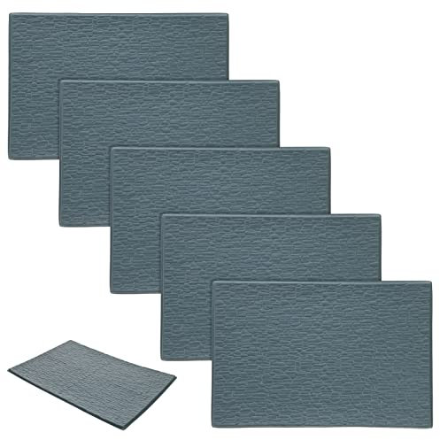 ibasenice 6blätter Miniatur Dachziegel Aus Simuliertem Material Kleine Dachziegelmodelle Für DIY-projekte Sandkasten-Dekoration Und Layout-vorbereitung Hergestellt Aus Hochwertigen Basismate