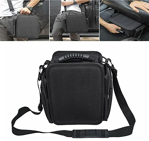 TDHLW Unter dem Sitz Aufbewahrungstasche Tasche, tragbare Rücksitz Organizer Tasche für Jeep Wrangler JK JKU JL JLU 4XE 2007-2023