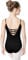 tanzdunsje Ballett Trikot Mädchen Damen Baumwolle - Ballettanzug mit Verstellbarem Riemen, Ballett Body TanzBody Gymnastikanzug Trikot Leibchen für Kinder