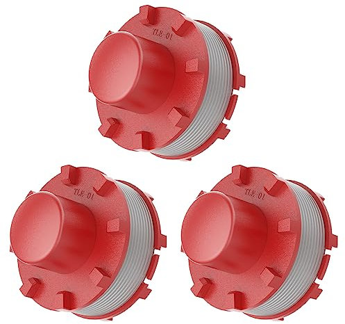 MUFUSHAN 3Pcs Ersatzfadenspule, 3405096 rasentrimmer Faden kompatibel für Einhell Akku-Rasentrimmer GE-CT 36/30 Li E Solo