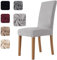 Housse de Chaise 4 pièces in Velours Extensible,Housse Chaise Salle à Manger Universel Cuisine Salon Extrêmement Doux Confortable