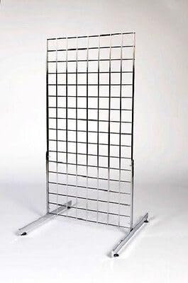 Gitter Wandgitter Deko-Gitter Sets, Drahtgitterwand Set, Wall Grid/Mesh Panel (153 x 61,5cm mit Wandhalter)