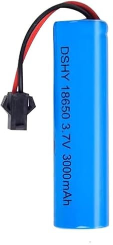 YUNIQUE GREEN-CLEAN-POWER - Li-ion Batterie 3.7V 3000mAh für RC Auto | Hohe Kapazität | Ideale Spannung | Universelle SM-2P Konnektivität, Blau