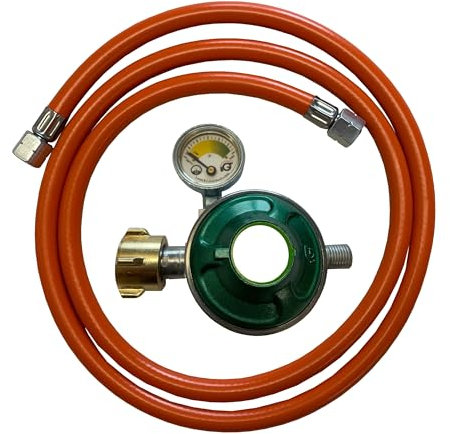 Tevex Schlauch 2,0m/50mbar Regler mit Manometer