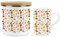 British Biscuits Mug & Canister Gift Set - Novelty Gifts for Foodies - Ceramic Mug & Enamel Biscuit Tin/Cookie Jar Present