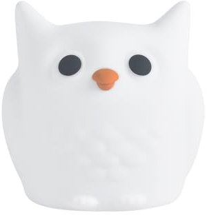 LOVERUIS Nachtlicht für Kinder, Eule Nachtlichter 7 Farben Nachtlicht Baby, USB wiederaufladbar, niedliche Lampe Geschenke für Baby, Kinder, Kleinkinder 30-Minuten-Zeitschaltuhr