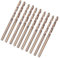 CYTGOUPER 10 Stück M35 HSS Cobalt Bohrer, HSS CO Spiralbohrer Drill Bit Set, Multifunktionale Holzbohrer Set für Edelstahl Gusseisen und Metall 1,0-5,0 mm (1.5mm)