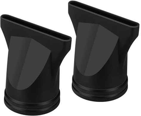 Healvian 2 Stück Gebläse Diffusor Föhn Zubehör Rusk Föhndüse Lufttrockner Haartrockner Düse Föhndüse Flach Trocknungsdüse Chi Föhndüse Professioneller Föhn Verkäufer Schwarz