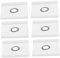 JECOMPRIS 6Pcs Markise Ösen Pipe Campingzubehör Universal Markise Rail Kit Starke Markise Hooks Campssite Markisen Essentials Markise Light Clips Rv Markisen Stützsystem Polyester Weiß