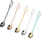 COLLBATH 5st Rührlöffel Löffel Aus Zuckerstangen Kaffeetassen Soda Scoop Einstellbar Käsekuchen Entkoffeinierte Kaffeebohnen Kaffee Umrühren Kann Eislöffel Stehen Espresso Kaffeebar Zapfen
