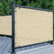 Outdoor Garten Sichtschutzzaun Sichtschutz Sonnenschutz 200GSM Atmungsaktives Gewebe UV Wasserabweisend Pflanzenschutz Dekorative Zäune Ideal für Balkon und Gemüsegarten