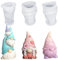Fleymu 3 Stücke Silikonformen Gießformen Ostern, 2025 Neu Silikonform Ostern, DIY Osterwichtel Silikonform Ostern, 3D Silikonform Wichtel, für DIY Frühlingsdeko, Ostern Geschenk