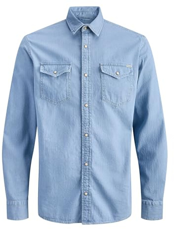 Jack & Jones Herren Jjesheridan Shirt L/S Noos Jjesheridan Shirt L/S Noos (1er Pack)