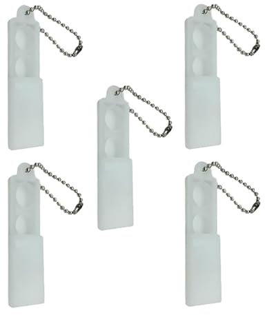 hearing aid case, Hearing Aid Battery Case, 5pcs Plastic Battery Storage Boxes with Keychain, Pocket Size Holder, Portable Travel for