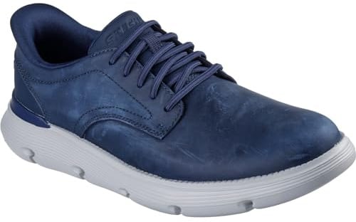 Skechers Herren Slip-In-Sneaker Garza, Navy/White, 43 EU