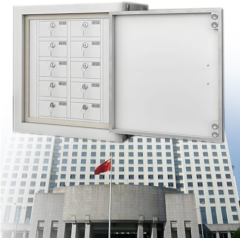 Armoire de protection de signal de téléphone portable avec support mural, boîte de rangement en métal pour une gestion sécurisée des appareils dans les écoles et les bureaux