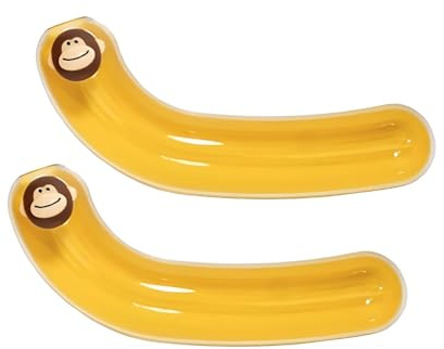 Bestevery 2 Stück Bananen-Schutzhülle, Bananen Aufbewahrungsbox, Bananen-Organisator, Praktische Premium-Bananenboxen, Für Verhindert Wirksam, Dass Bananen Unterwegs Zerdrückt Werden