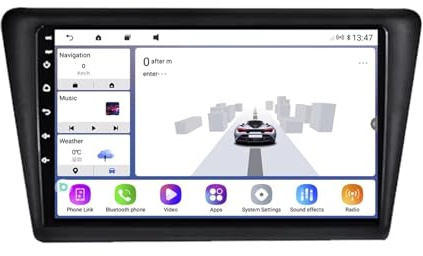 Car Stereo Carplay Radio de Coche para Seat Toledo 2015-2018 HD Pantalla Tactil Radio Reproductor Reproductor de Internet, Bluetooth, WiFi, 4 Nuclear 1G+16G