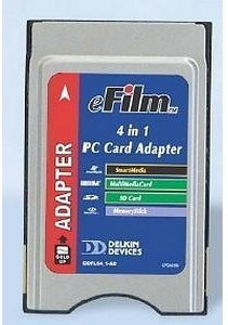 Delkin card adapter - PC Card (DD6IN1-AD)