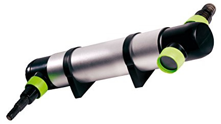 Velda 126536 Elektronischer Entferner für Grünalgen im Teich bis 3500 Liter, UV-C Filter 55 Watt