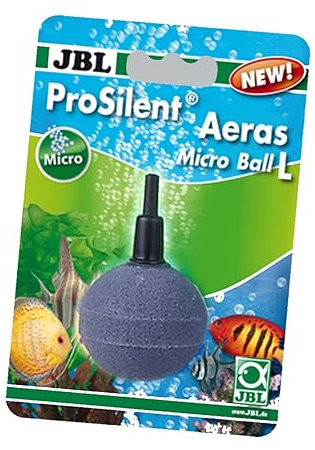 JBL Aeras Micro Ball 6149100 Ausströmerstein mit 40 mm Durchmesser für feine Luftblasen, L
