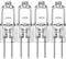 4 x G4 12V AC 20W HALOGEN LONG LIFE LIGHT CAPSULE BULB JC TYPE LIGHTS BULBS