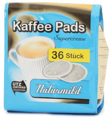 Caféclub Kaffeepads Supercreme Naturmild 36 St.