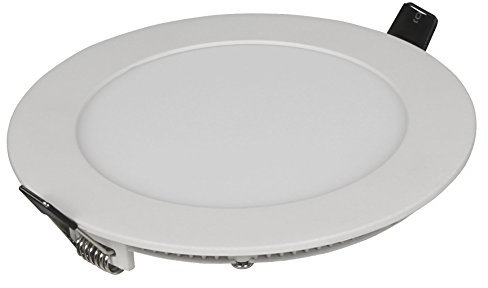 McShine LED-Panel LP-914RN | 9W, 918 lm, 145 mm Ø, 4000K neutralweiß | Einbaupanel inkl. Trafo | flache Aufbauhöhe, milchige Abdeckung | Aluminium-Gehäuse